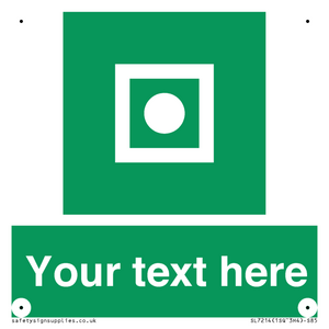 Custom sign safe condition Shipboard general alarm